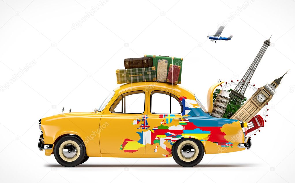 Mosaïque de paysages européens